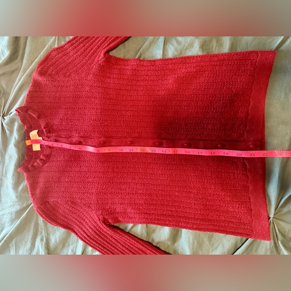 Sezane Louis Cardigan Burgundy - Size XS - Picture 6 of 12